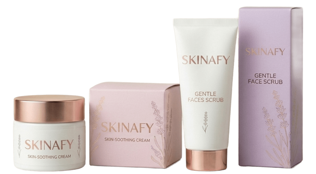 Skinafy premijum krema za njegu lica — bijela luksuzna ambalaža